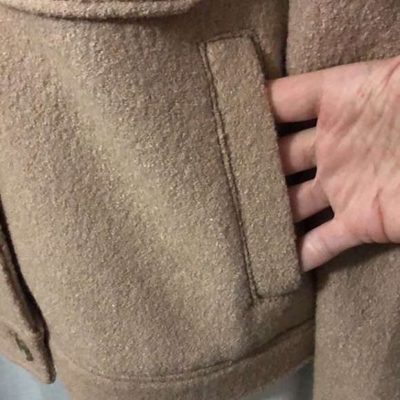 NWOT Joie Wool Blend Button Up Jacket-Sz S-Mocha - Picture 4 of 16